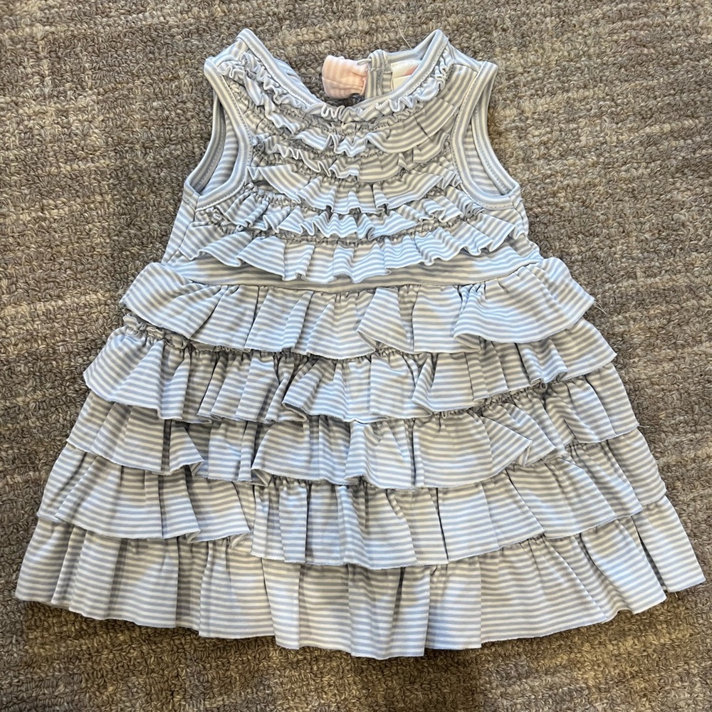 Pink Chicken Dress. 3-6 month.